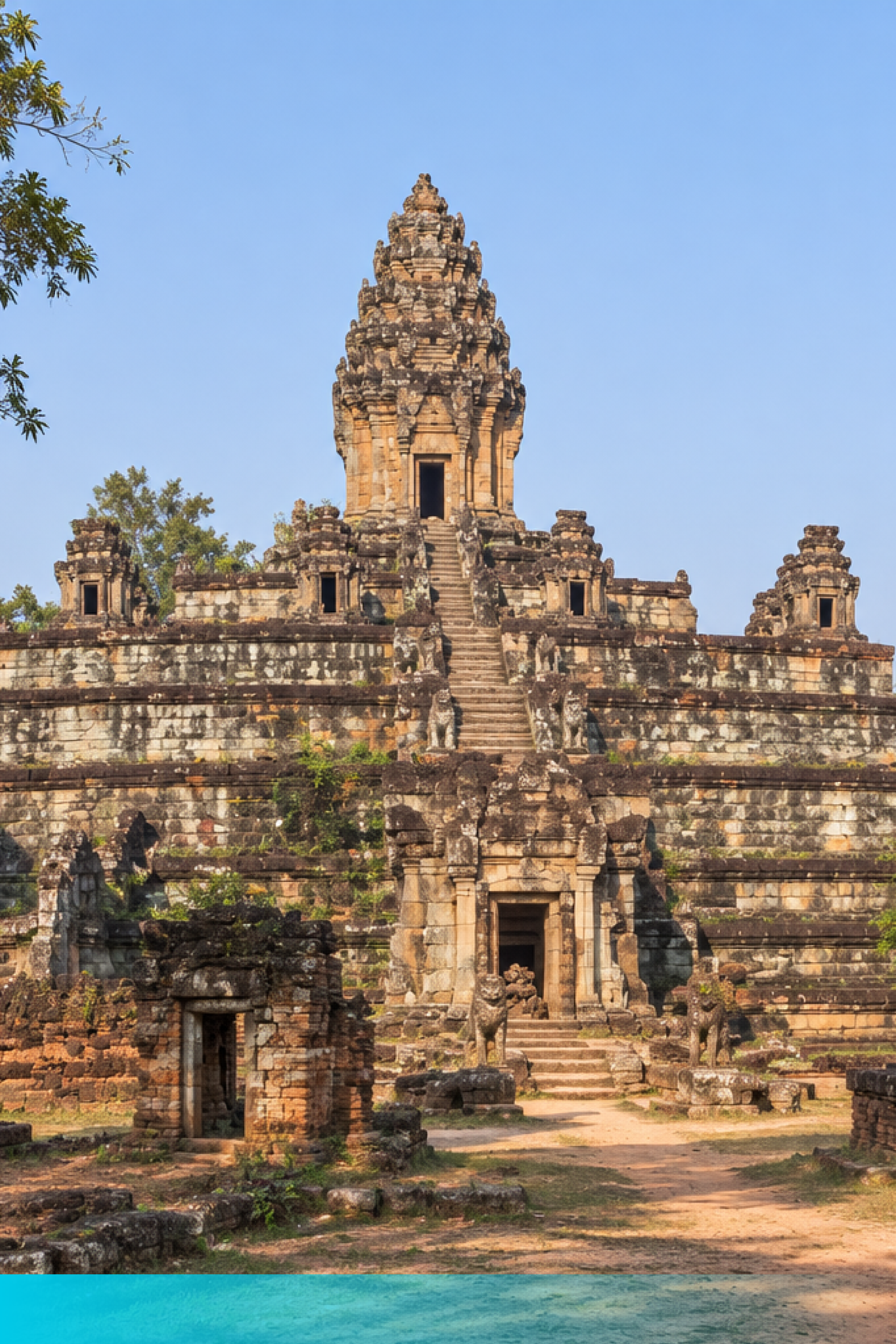 The Bakong temple, Cambodia