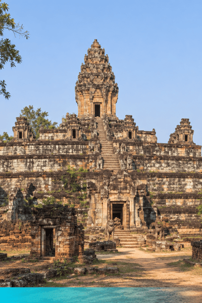 The Bakong temple, Cambodia The Bakong temple, Cambodia